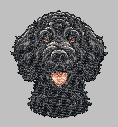 "Boomer" the Dog Embroidery Design